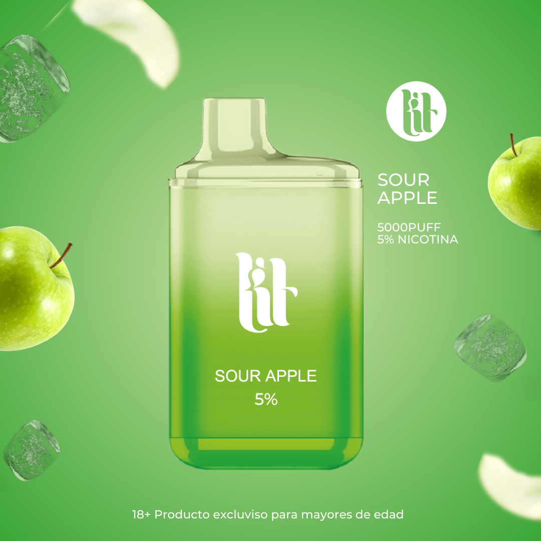 LIT 5000 SOUR APPLE 5%